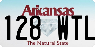 AR license plate 128WTL
