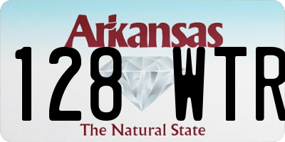 AR license plate 128WTR