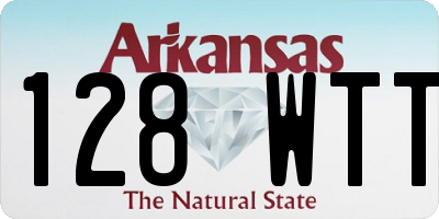 AR license plate 128WTT