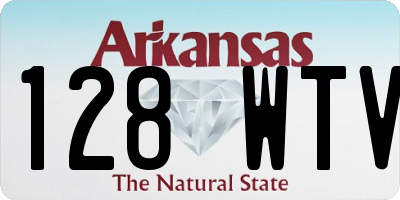 AR license plate 128WTV