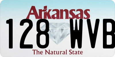 AR license plate 128WVB