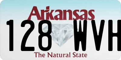 AR license plate 128WVH