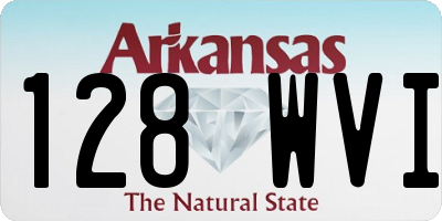 AR license plate 128WVI