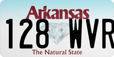 AR license plate 128WVR