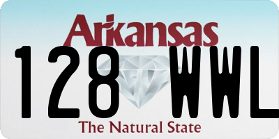 AR license plate 128WWL