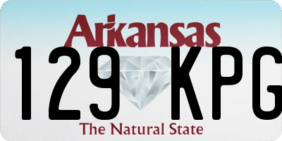 AR license plate 129KPG