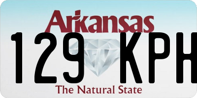 AR license plate 129KPH