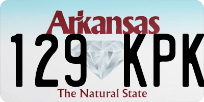 AR license plate 129KPK