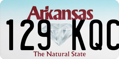 AR license plate 129KQC