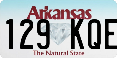 AR license plate 129KQE