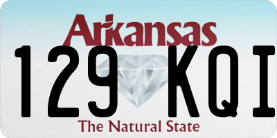 AR license plate 129KQI