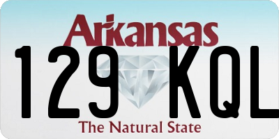 AR license plate 129KQL
