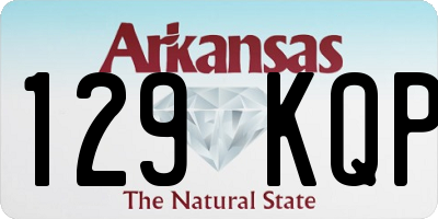 AR license plate 129KQP