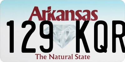 AR license plate 129KQR