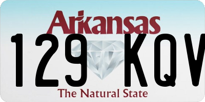 AR license plate 129KQV