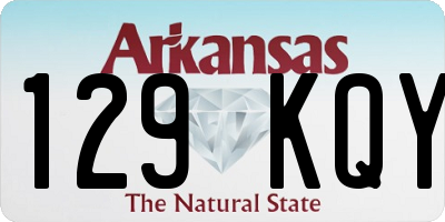 AR license plate 129KQY