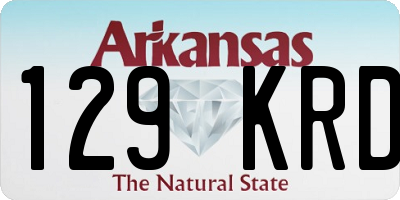 AR license plate 129KRD
