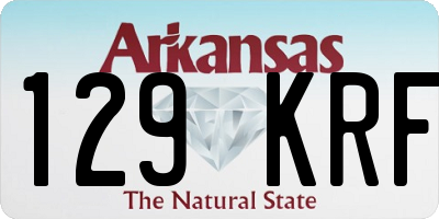 AR license plate 129KRF