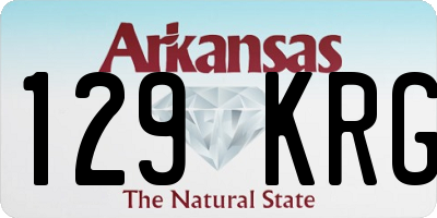 AR license plate 129KRG