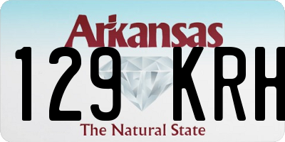 AR license plate 129KRH