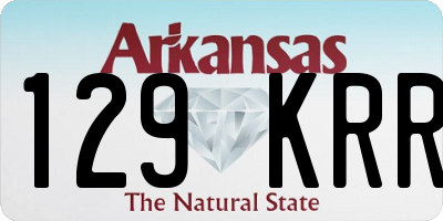 AR license plate 129KRR