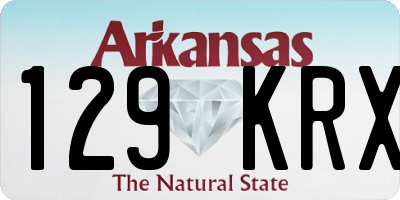 AR license plate 129KRX