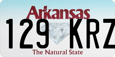 AR license plate 129KRZ