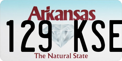 AR license plate 129KSE