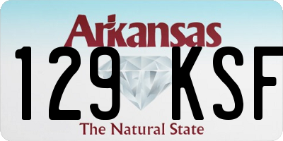 AR license plate 129KSF