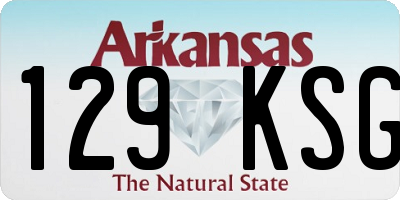 AR license plate 129KSG
