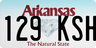 AR license plate 129KSH