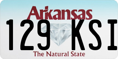 AR license plate 129KSI