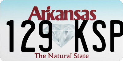 AR license plate 129KSP