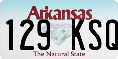AR license plate 129KSQ