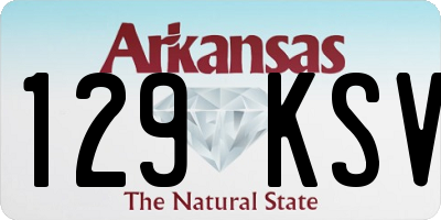 AR license plate 129KSV