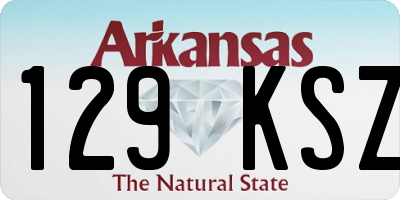 AR license plate 129KSZ