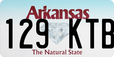 AR license plate 129KTB