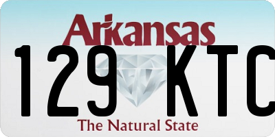 AR license plate 129KTC
