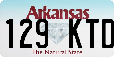 AR license plate 129KTD