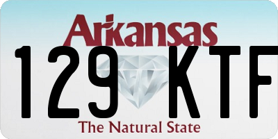 AR license plate 129KTF