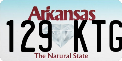 AR license plate 129KTG