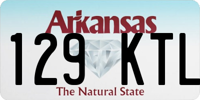 AR license plate 129KTL