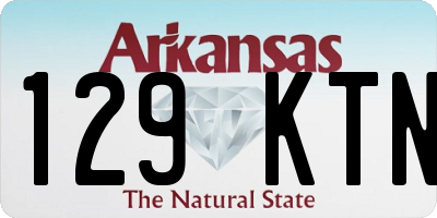 AR license plate 129KTN