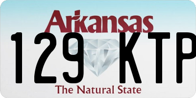 AR license plate 129KTP