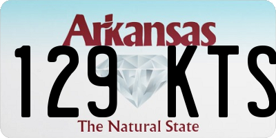 AR license plate 129KTS