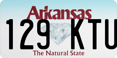 AR license plate 129KTU