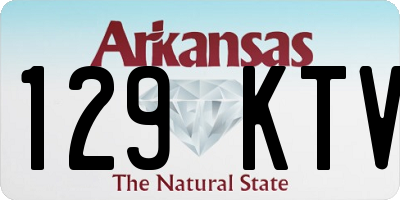AR license plate 129KTV
