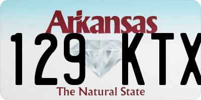 AR license plate 129KTX