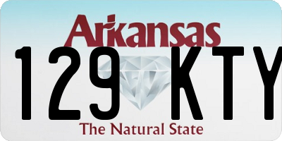 AR license plate 129KTY