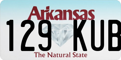 AR license plate 129KUB